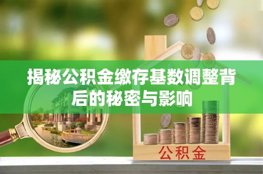 霍州揭秘公积金缴存基数调整背后的秘密与影响