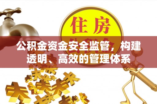 霍州公积金资金安全监管，构建透明、高效的管理体系