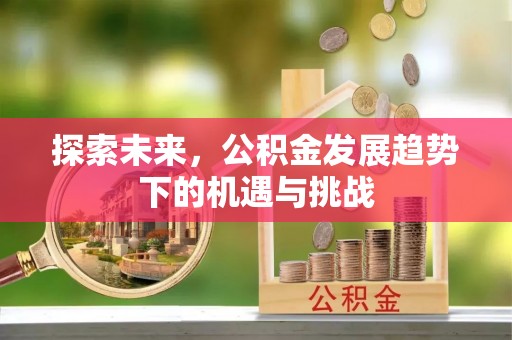 霍州探索未来，公积金发展趋势下的机遇与挑战