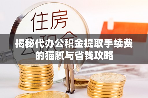 霍州揭秘代办公积金提取手续费的猫腻与省钱攻略